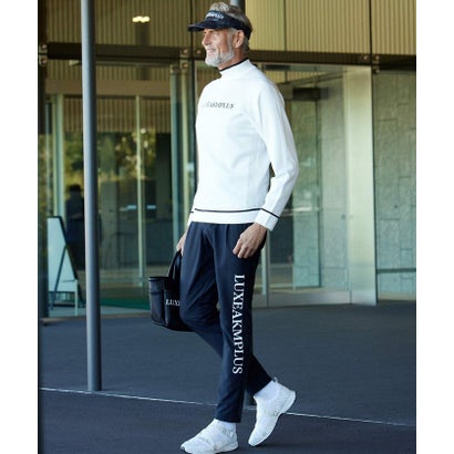 リュクス エーケーエム プラス/メンズ/LIGHT MOCK NECK KNIT （white）｜詳細画像