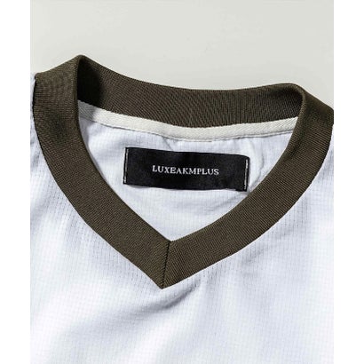 リュクス エーケーエム プラス/メンズ/VENTILATED V-NECK LONG SLEEVES （white）｜詳細画像
