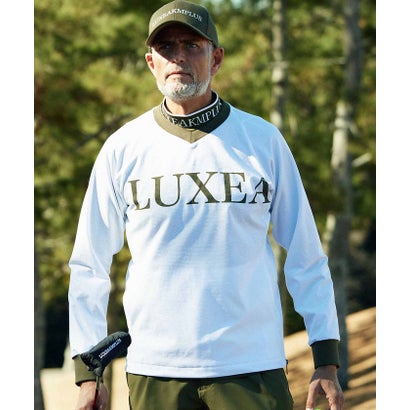 リュクス エーケーエム プラス/メンズ/VENTILATED V-NECK LONG SLEEVES （white）｜詳細画像