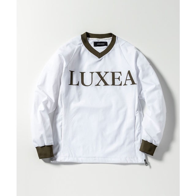 リュクス エーケーエム プラス/メンズ/VENTILATED V-NECK LONG SLEEVES （white）