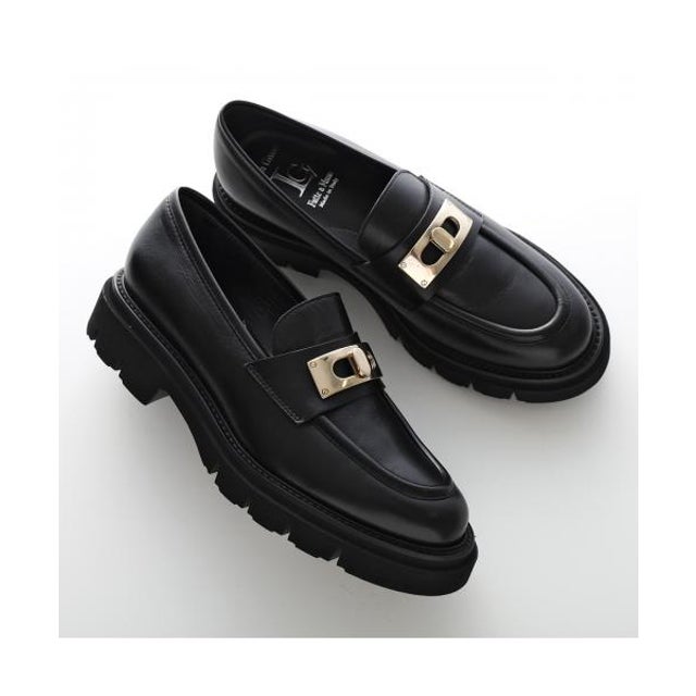 LUCA GROSSI ローファー L579M NATUR レザー （NERO/ブラック）