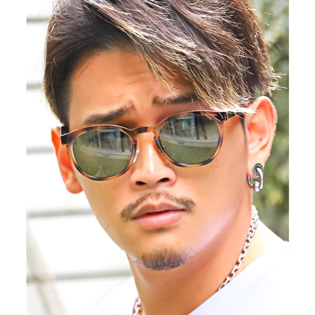 ラグスタイル LUXSTYLE ボストンサングラス/サングラス メンズ 