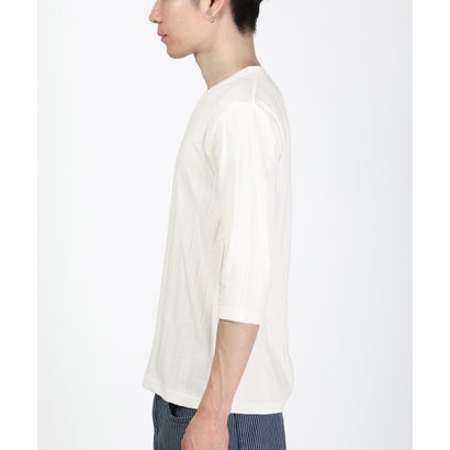 七分袖VネックTシャツ/トップス カットソー インナー 無地 定番 大きいサイズ カジュアル 上品 きれいめ おしゃれ （チャコール）｜詳細画像