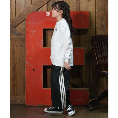 長袖 Tシャツ ロンT キッズ 子供 プリント （WHITE）｜詳細画像