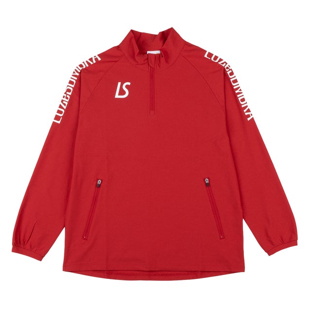 Jr LS DRY HALF ZIP(レッド)