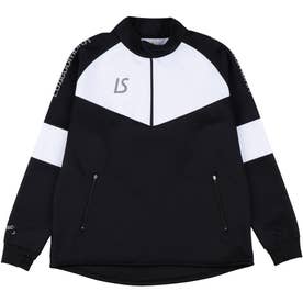 LUZeSOMBRA SINGLE FACE JERSEY HALFZIP TOP(ブラック) L1232052