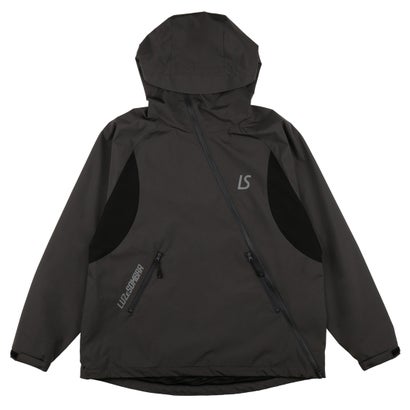 LUZeSOMBRA TWM TAFTA MESH CURVE ZIP JKT(チャコール)｜詳細画像