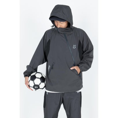LUZeSOMBRA TWM TAFTA MESH CURVE ZIP JKT(チャコール)｜詳細画像