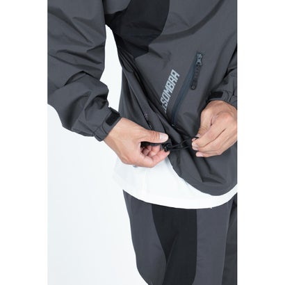 LUZeSOMBRA TWM TAFTA MESH CURVE ZIP JKT(チャコール)｜詳細画像