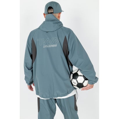 LUZeSOMBRA TWM TAFTA MESH CURVE ZIP JKT(グリーン)｜詳細画像