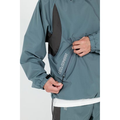 LUZeSOMBRA TWM TAFTA MESH CURVE ZIP JKT(グリーン)｜詳細画像