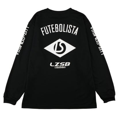 LUZeSOMBRA RHOMBUS L/S PRA SHIRT&SIMPLE STANDARD PRA PANTS(ブラック×ブラック)｜詳細画像