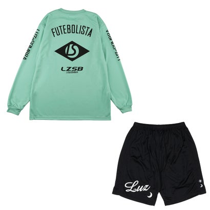 LUZeSOMBRA RHOMBUS L/S PRA SHIRT&SIMPLE STANDARD PRA PANTS(グリーン×ブラック)｜詳細画像