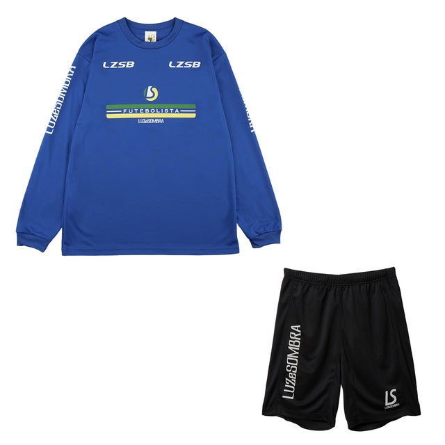 RHOMBUS L/S PRA SHIRT&SIMPLE STANDARD PRA PANTS(ブルー×ブラック)