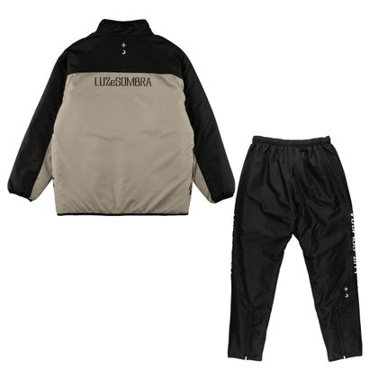 LUZeSOMBRA ACTIVE INNER COTTON JKT&STANDARD INNER COTTON LONG PANTS(ベージュ×ブラック)｜詳細画像