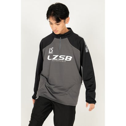 LUZeSOMBRA THICK HALF ZIP TOP&THICK SLIMFIT LONG PANTS(チャコール×ブラック)｜詳細画像