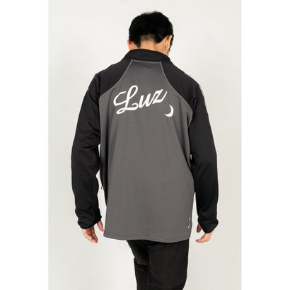 LUZeSOMBRA THICK HALF ZIP TOP&THICK SLIMFIT LONG PANTS(チャコール×ブラック)｜詳細画像