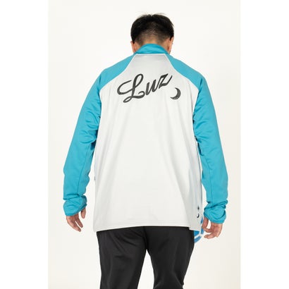 LUZeSOMBRA THICK HALF ZIP TOP&THICK SLIMFIT LONG PANTS(ライトグレー×ブラック)｜詳細画像