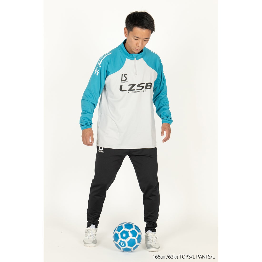 LUZeSOMBRA THICK HALF ZIP TOP&THICK SLIMFIT LONG PANTS(ライト