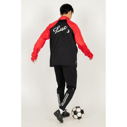 LUZeSOMBRA THICK HALF ZIP TOP&THICK SLIMFIT LONG PANTS(ブラック×ブラック)｜詳細画像