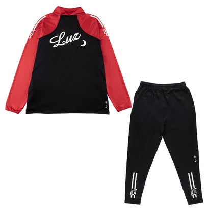 LUZeSOMBRA THICK HALF ZIP TOP&THICK SLIMFIT LONG PANTS(ブラック×ブラック)｜詳細画像