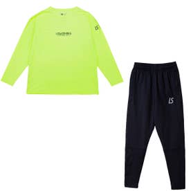 
         TWMビッグシルエットL/SプラTシャツ＆ スーパー スリムフィット ロングパンツ(グリーン×ブラック)