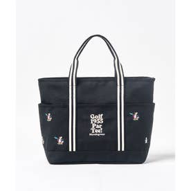 【タグ付き未使用品】専用品ペンギン刺繍ドット柄トートバッグ MUNSINGWEAR グリーンキーパーペンギンデザイン刺繍飛び柄トートバッグ