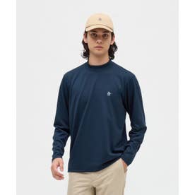 マンシングウェア MUNSINGWEAR ストレッチ毛混天竺長袖モックネック