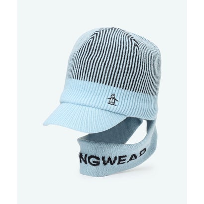マンシングウェア MUNSINGWEAR 毛混ツバ付きニットキャップ｜詳細画像