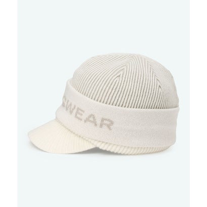 マンシングウェア MUNSINGWEAR 毛混ツバ付きニットキャップ｜詳細画像