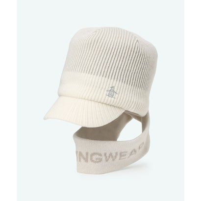 マンシングウェア MUNSINGWEAR 毛混ツバ付きニットキャップ｜詳細画像