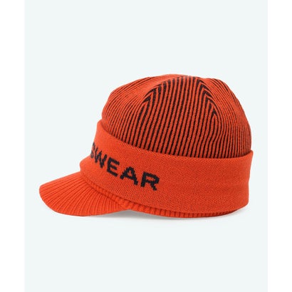 マンシングウェア MUNSINGWEAR 毛混ツバ付きニットキャップ｜詳細画像