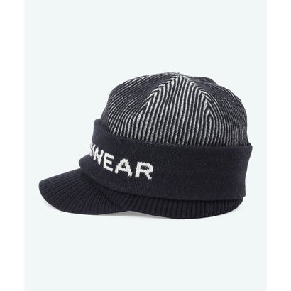マンシングウェア MUNSINGWEAR 毛混ツバ付きニットキャップ｜詳細画像