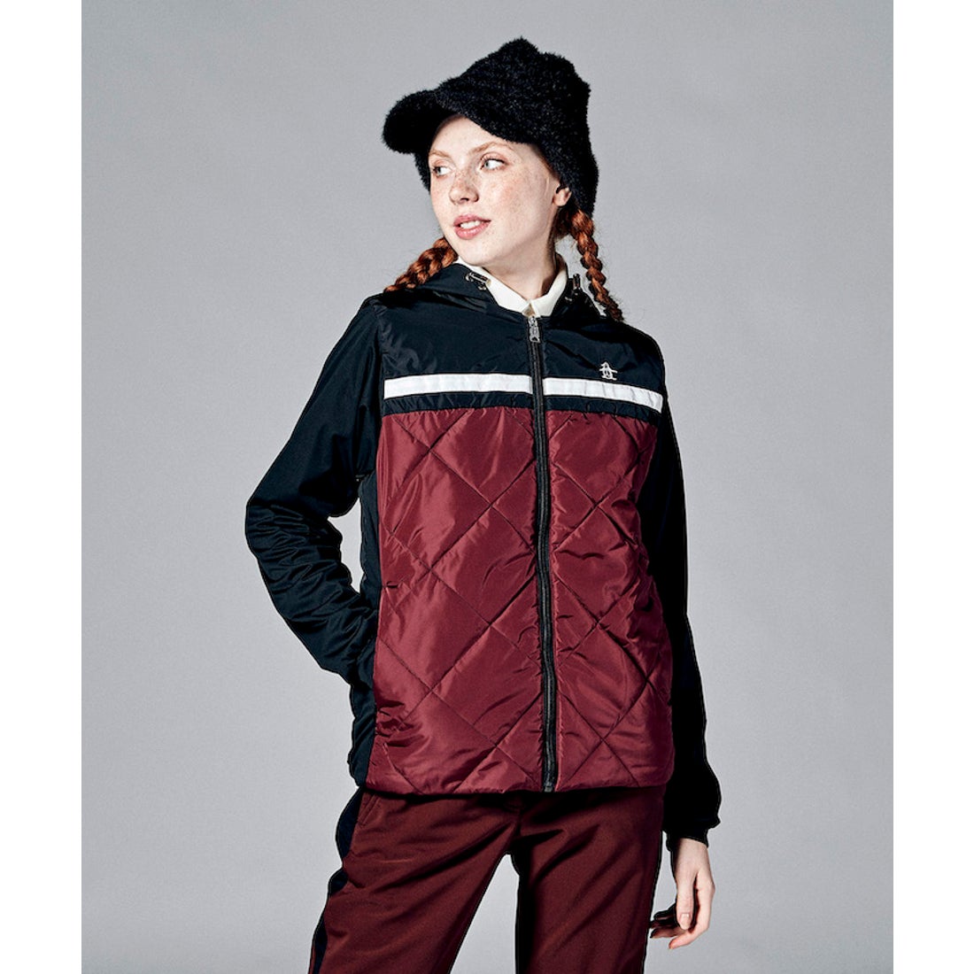Munsingwear HEATNAVIはっ水3wayブルゾン【アウトレット】（オレンジ 