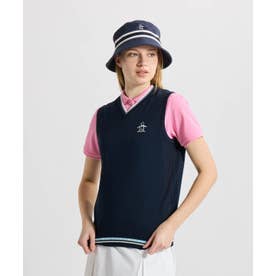 2点■新品■36,300円【マンシングウェア】レディース　ベスト、スカート S マンシングウェア MUNSINGWEAR Vネックニットベスト -デサントストア