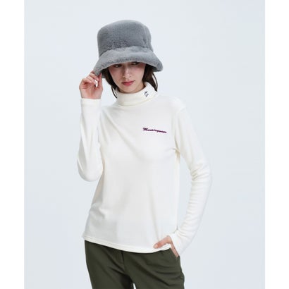 マンシングウェア MUNSINGWEAR 吸湿発熱起毛タートルネック長袖シャツ｜詳細画像