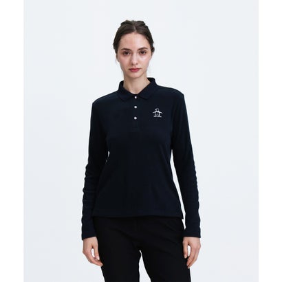 マンシングウェア MUNSINGWEAR 吸湿発熱起毛長袖ポロシャツ｜詳細画像