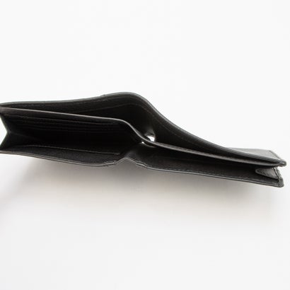 ミラグロ 牛革ソフトミリング加工・カードが19枚入る二つ折り札入れ・小銭入れナシ （ブラック）｜詳細画像