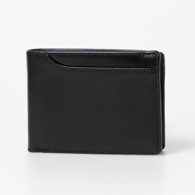 
                    エチオピアンシープ・ボックス式小銭入れ付き二つ折り財布 （ブラック）