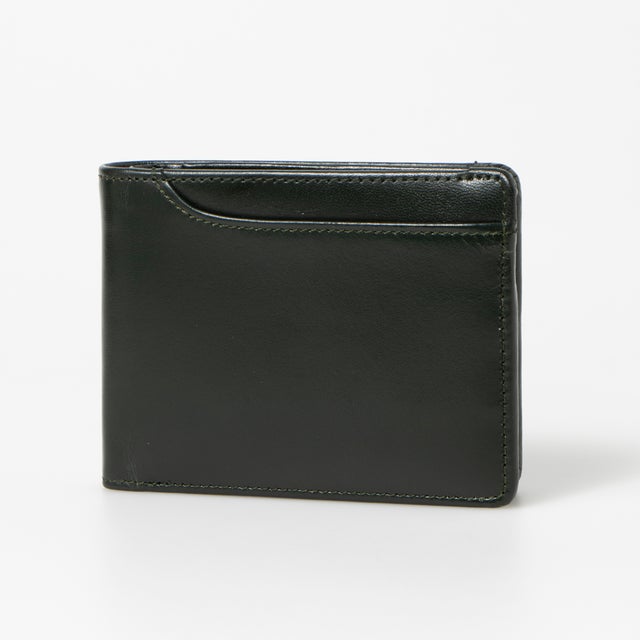 
                    エチオピアンシープ・ボックス式小銭入れ付き二つ折り財布 （グリーン）