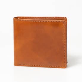 皮革キャピタルレザー 二つ折り財布 （キャメル）