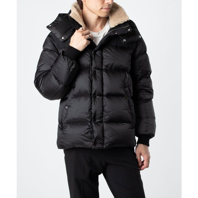 MOORER Bomber jacket ボンバージャケット JAKE-SHK ジェイク MOUBO100161 TEPA206 ダウンジャケット メンズ アウター （NERO/ブラック）