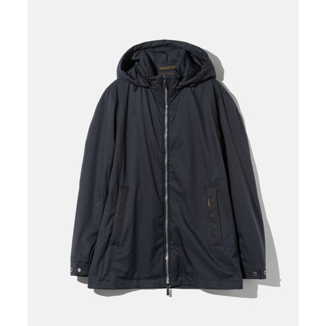 MOORER ACQUA アクア AVION-ADS アビオン ジャケット ブルゾン 防水 メンズ アウター （DARK BLU）