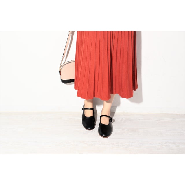 バレエストラップシューズ （BLACK）