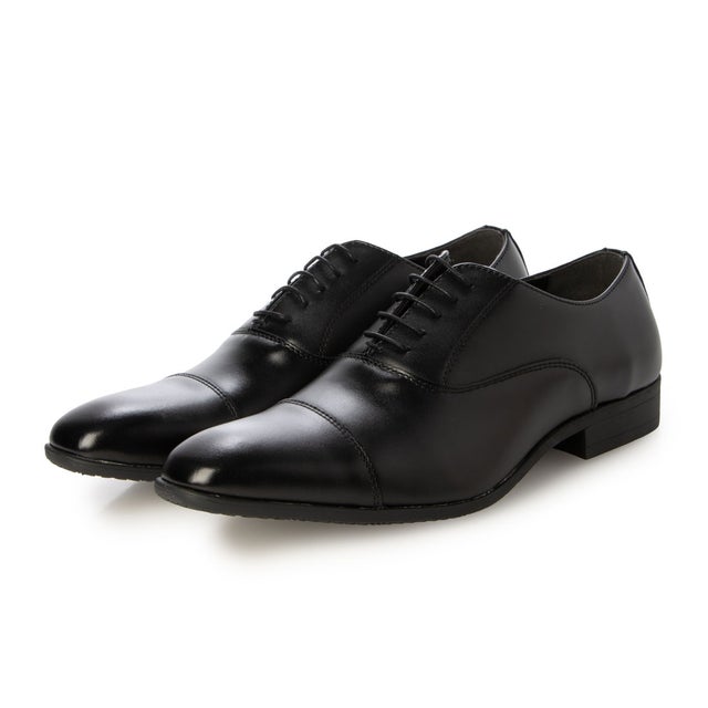 メンズ本革ビジネスシューズお買い得 （BLK）