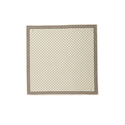 ドット柄スカーフ （BEG）｜詳細画像