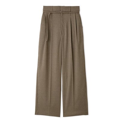 細ベルト付き2タックワイドパンツ （DBRW）｜詳細画像