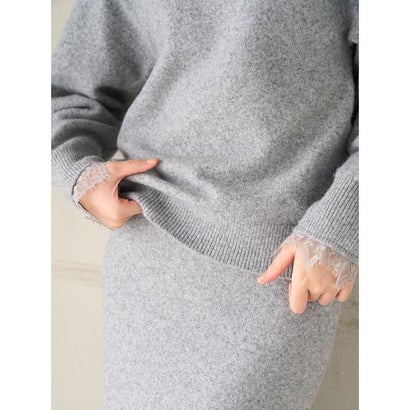 レースニットセットアップ （GRY）｜詳細画像