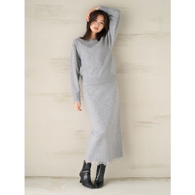 レースニットセットアップ （GRY）