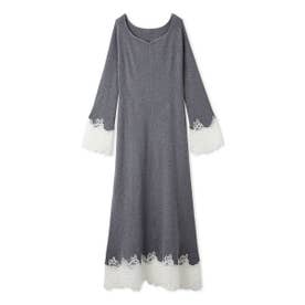 レースドッキングニットワンピース （GRY）